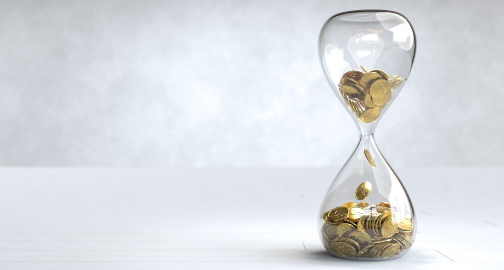 Čovek koji plaća rentu Slika mesečne rente